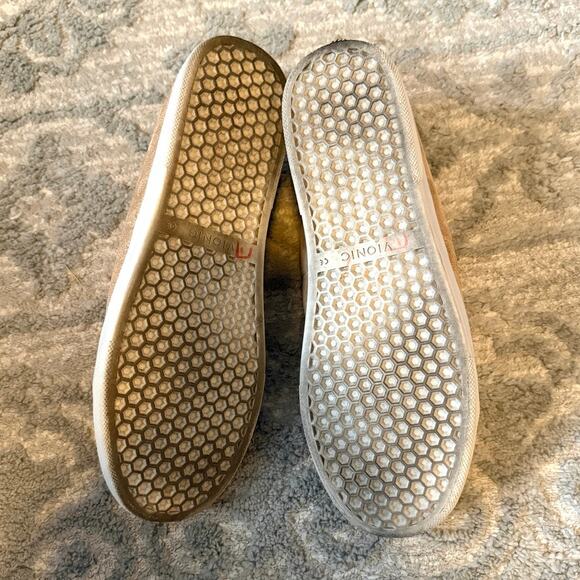 Vionic Jean 9 orthaheel suede slip on comfort cupsole sneaker 2899 - Picture 3 of 8